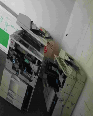 理光7500复印机5台，租的机器，完整齐全通电过纸